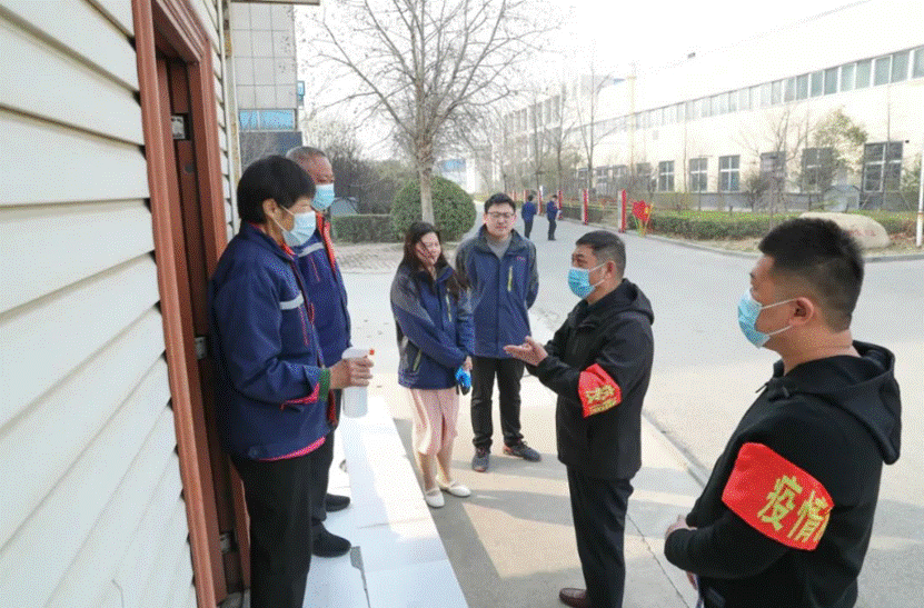 同心防疫众志成城济南新材料产业园区在行动！